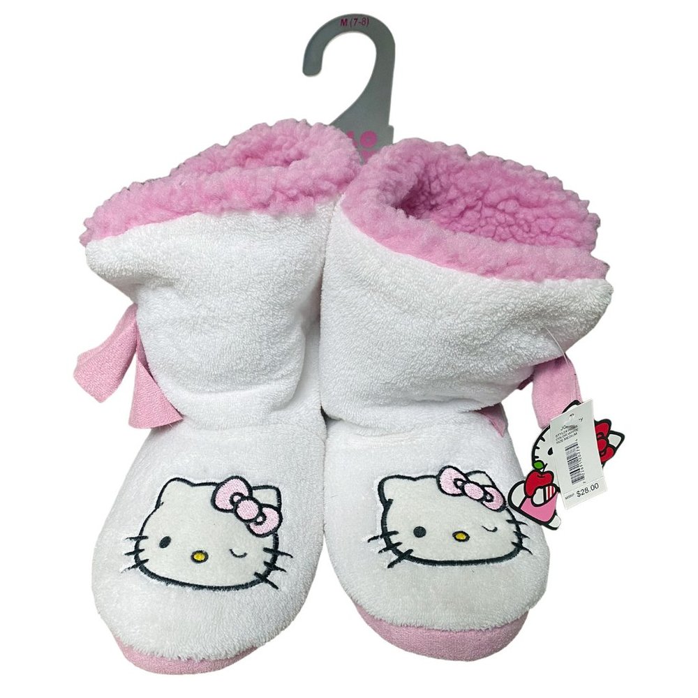 Hello Kitty Women's Bootie House Slippers NWT